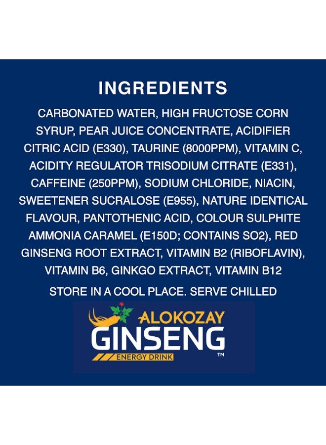 Alokozay Ginseng Energy Drink Can - Image 3