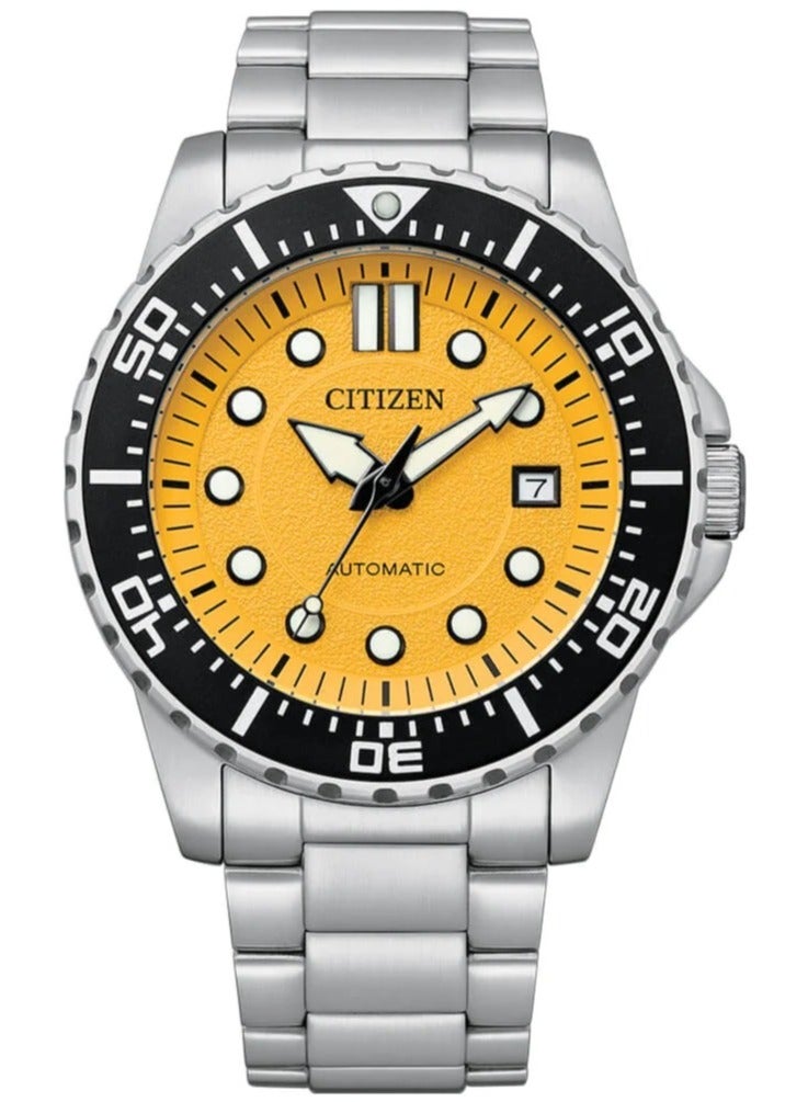 Citizen Men NJ0170-83Z Automatic Stainless Steel Watch 43mm Yellow, Yellow, 43mm - Image 1