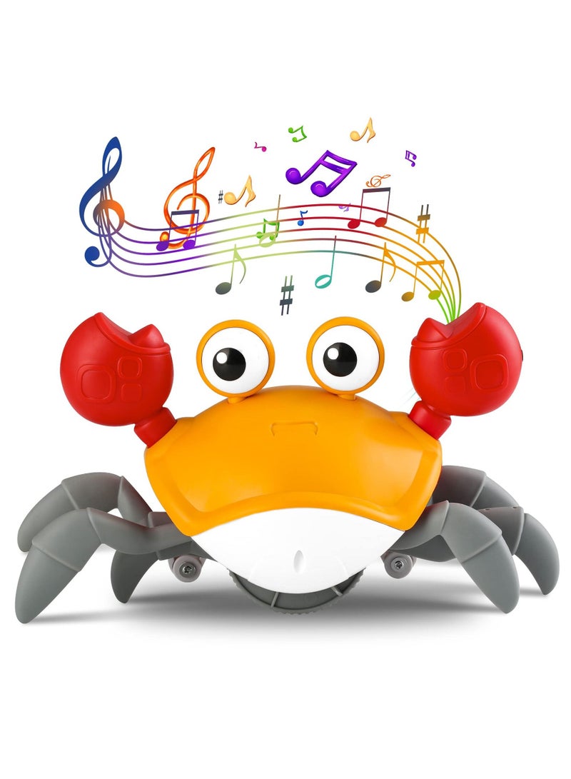 كول بيبي لعبة زحف السلطعون للأطفال، لعبة المشي الحثية الأوتوماتيكية مع صوت الموسيقى والضوء - Image 1