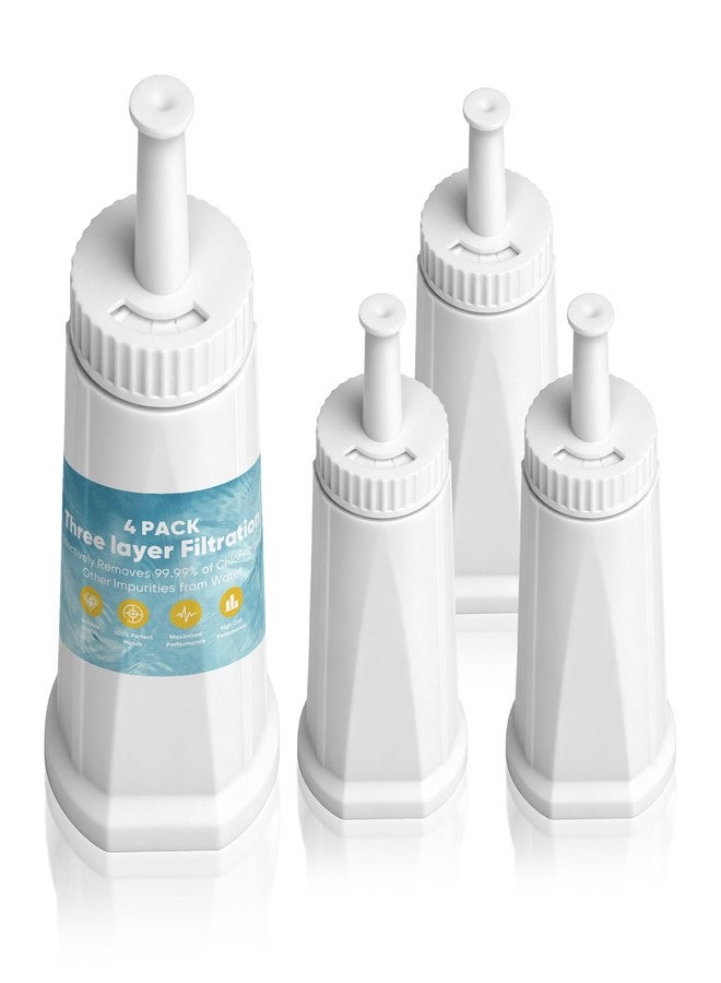 LBLVBNEWD Replacement Water Filters for Breville Espresso Machine - 4 Pack Water Filter for Breville Barista Touch BES880, Barista Pro BES878, Oracle BES980, Dual Boiler BES920 Bambino ClaroSwiss Sage - Image 1