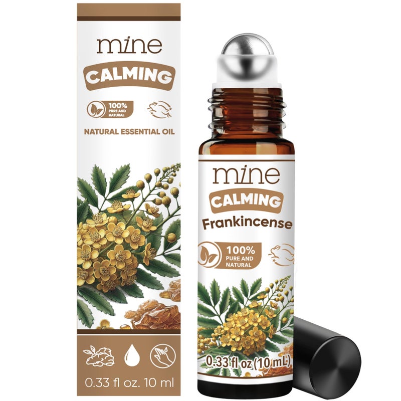 Mine Frankincense Essential Oil Roll On - Valentines Day Gifts for Women - Frankincense Oil, Calming Essential Oil Rollerball for Skin - Image 1