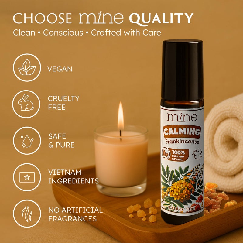 Mine Frankincense Essential Oil Roll On - Valentines Day Gifts for Women - Frankincense Oil, Calming Essential Oil Rollerball for Skin - Image 5