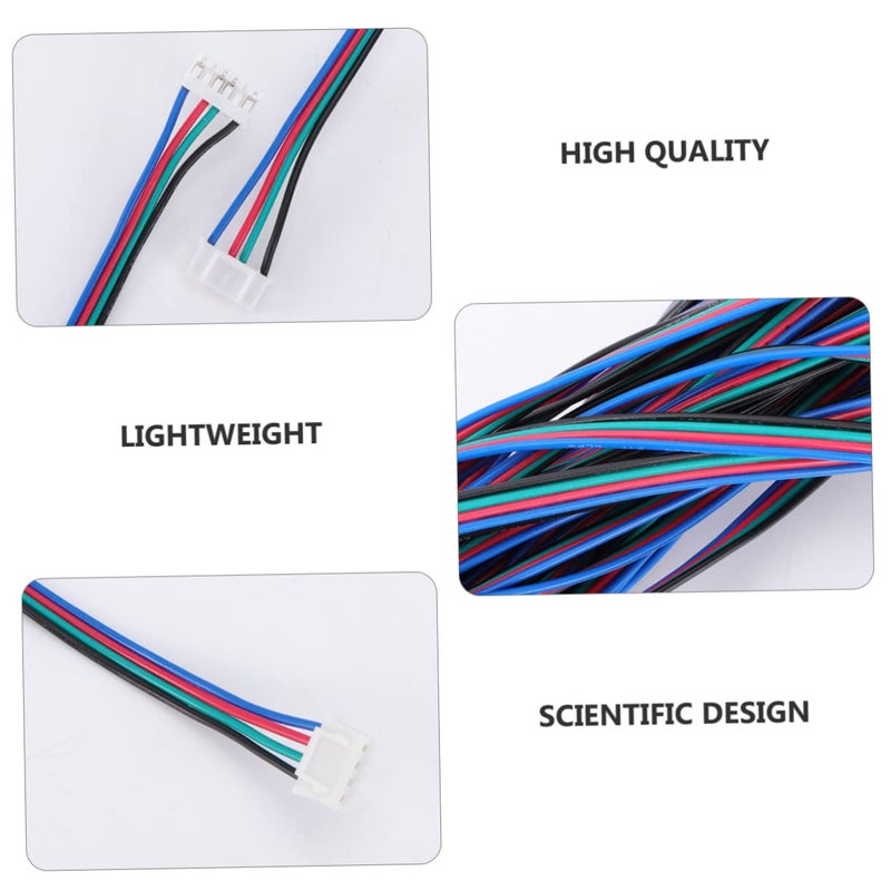 10PCS Motors Cable to White Terminal Connector Cables for Printer Parts Lightweight and Design for Practical Use Random Color - Image 3