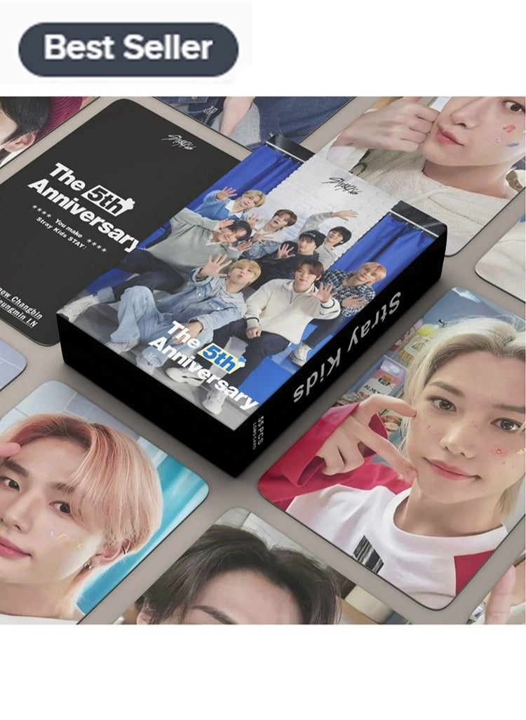 55 Piece Stray Kids 5th Anniversary Photo New Album Lomo Card - pzsku/Z8A676D6E44233B646E99Z/45/_/1695780104/150eb0d3-8c32-4e5f-ae7a-f7572ff214d0