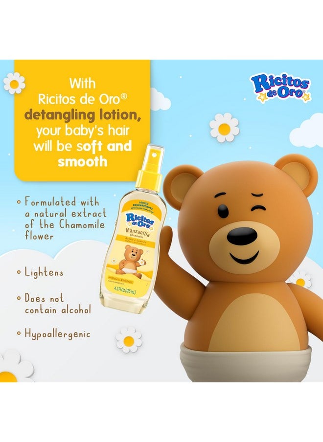 Ricitos de Oro - Baby Kit, Chamomile, Hypoallergenic Products, Chamomile Shampoo, Bar Soap, Body Lotion, Body Cologne, 4 Products Inside, One Kit - Image 1