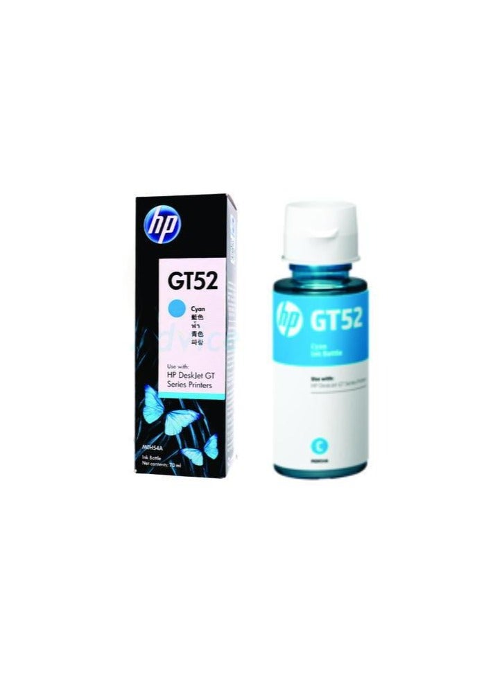 HP GT52 Cyan Original Ink Bottle Cyan