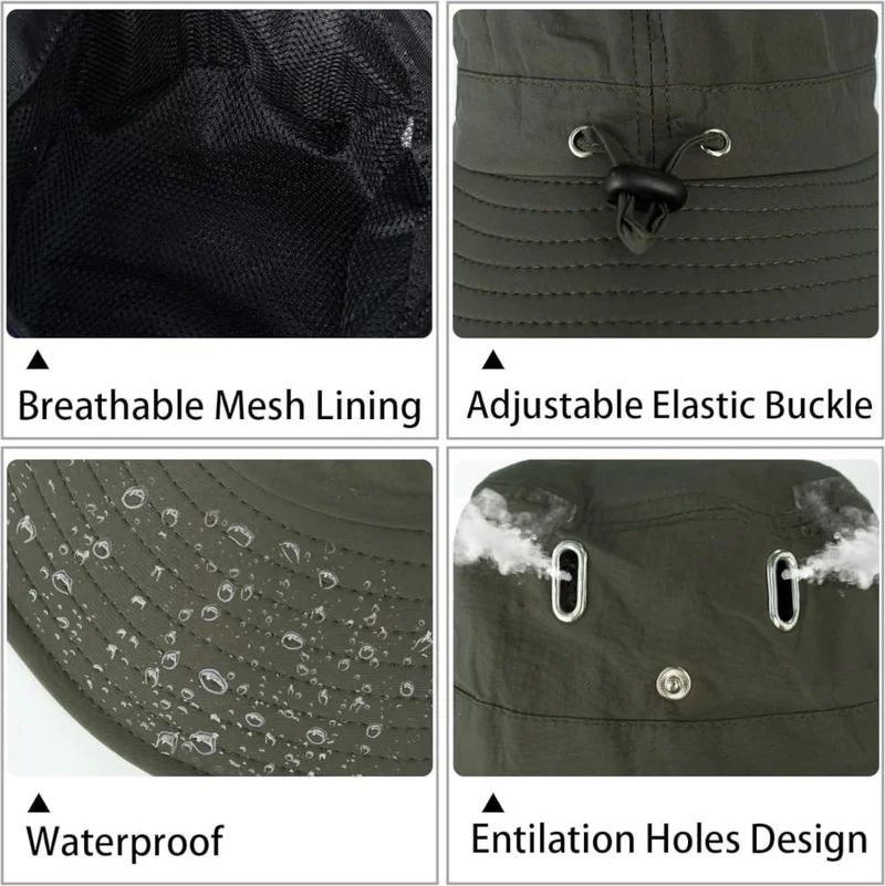 Tezzgelsin UV Protected Waterproof Summer Safari Hat