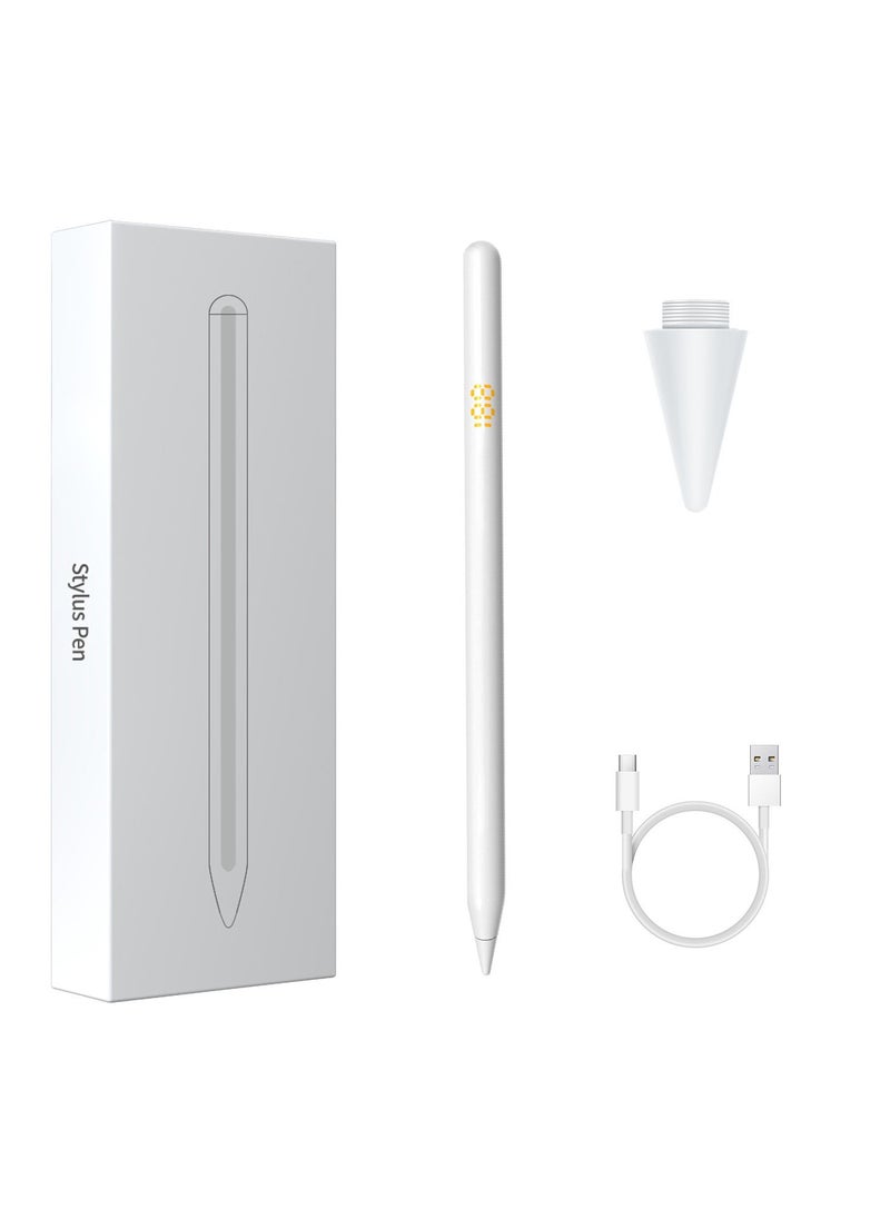 Youque Stylus Pen for iPad with digital battery display, Compatible with (2018-2022) Apple iPad Pro (11/12.9 Inch), iPad Air 3rd/4th Gen,iPad 6/7/8th Gen, iPad Mini 5th Gen for Precise Writing/Drawing  - Image 1