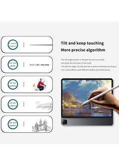 Stylus Pen for iPad with digital battery display, Compatible with (2018-2022) Apple iPad Pro (11/12.9 Inch), iPad Air 3rd/4th Gen,iPad 6/7/8th Gen, iPad Mini 5th Gen for Precise Writing/Drawing - pzsku/Z8A678C78ADD3D23B0871Z/45/_/1692674710/1a53a63b-0e78-4106-abba-654fe8e4256e