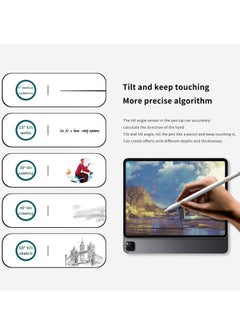 Youque Stylus Pen for iPad with digital battery display, Compatible with (2018-2022) Apple iPad Pro (11/12.9 Inch), iPad Air 3rd/4th Gen,iPad 6/7/8th Gen, iPad Mini 5th Gen for Precise Writing/Drawing  - Image 5