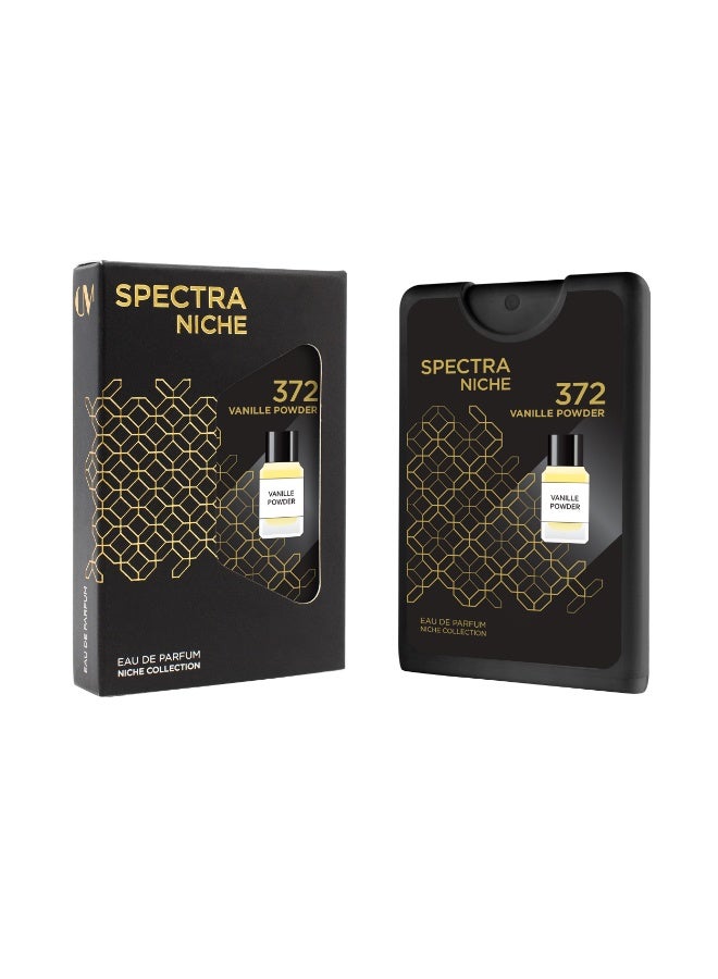 Spectra Pocket Niche 372 Vanille Powder EDP Unisex Perfume - 18ml - Image 1