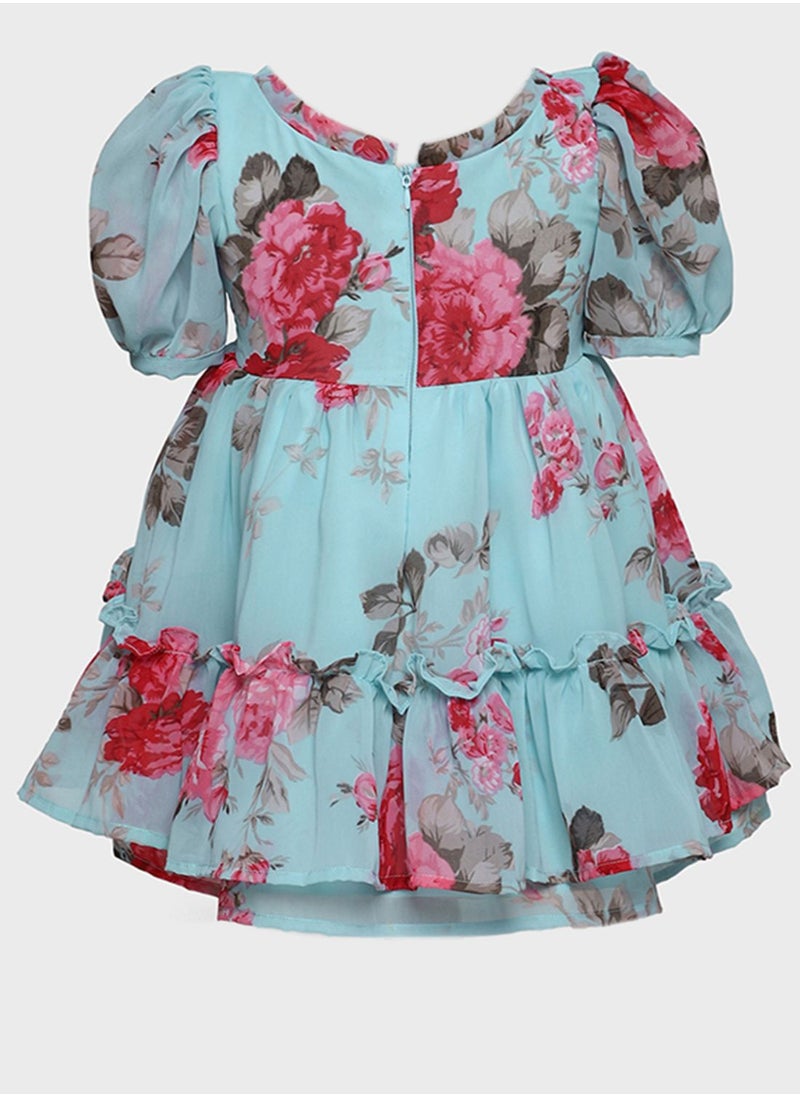 Kids Floral Print Midi Dress - pzsku/Z8A67A17FF20264EF0E3CZ/45/_/1704212356/7f385e87-07f7-4f1d-aff7-1d13cb0c5b61