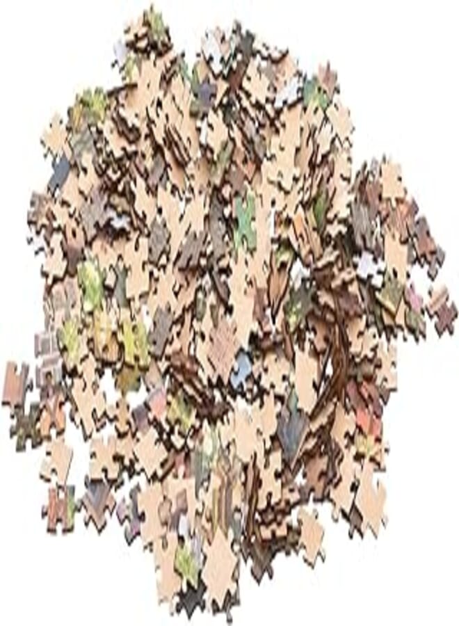 Generic Plastic ​​Italian City Wooden Puzzle Game With Poster And 1000 Pieces High Quality Collection For Kids - Multi Color