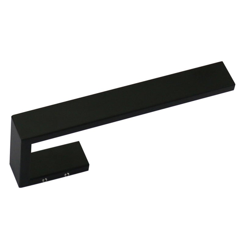 Wall Mounted Towel Hook: 304 Stainless Steel Black Rust Resistant - Space Saving Dual Use Three Point Stable Support Towel Rack for Small Bathroom Organization - Image 4