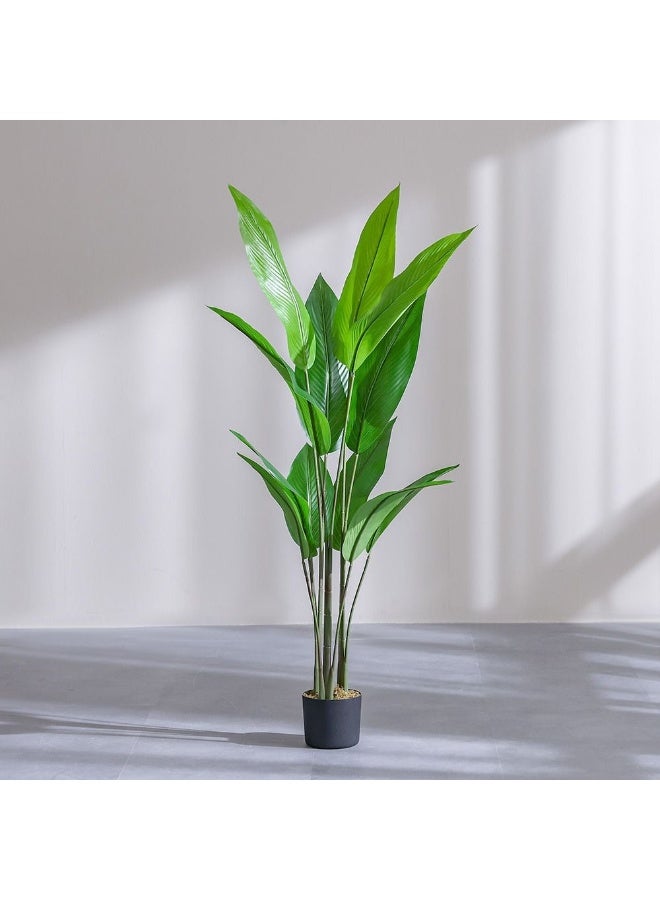 DANUBE HOME Paradise Bird Plant – 145 cm Artificial Green Decorative Plant – Tropical Indoor or Outdoor Decor for Living Room, Balcony or Events – Realistic & Maintenance-Free 231202708336 - Image 1