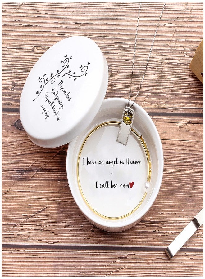 kullder Sympathy Gifts for Loss of Mom, In Memory of Mother, Memorial Gifts for Loss of Mother, Mother's Day for Daughter Son Lost of Moms, Remembrance Moms Birthday Christmas, I Have an Angel, I Call Her Mom - Image 2