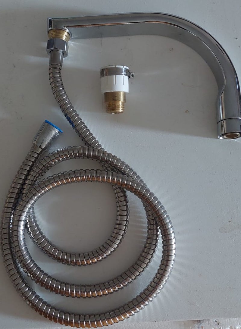 Portable bathroom shattaf for travel (shattaf with a 1.5 meter hose that cannot be twisted when in use - (twist))  - Image 2