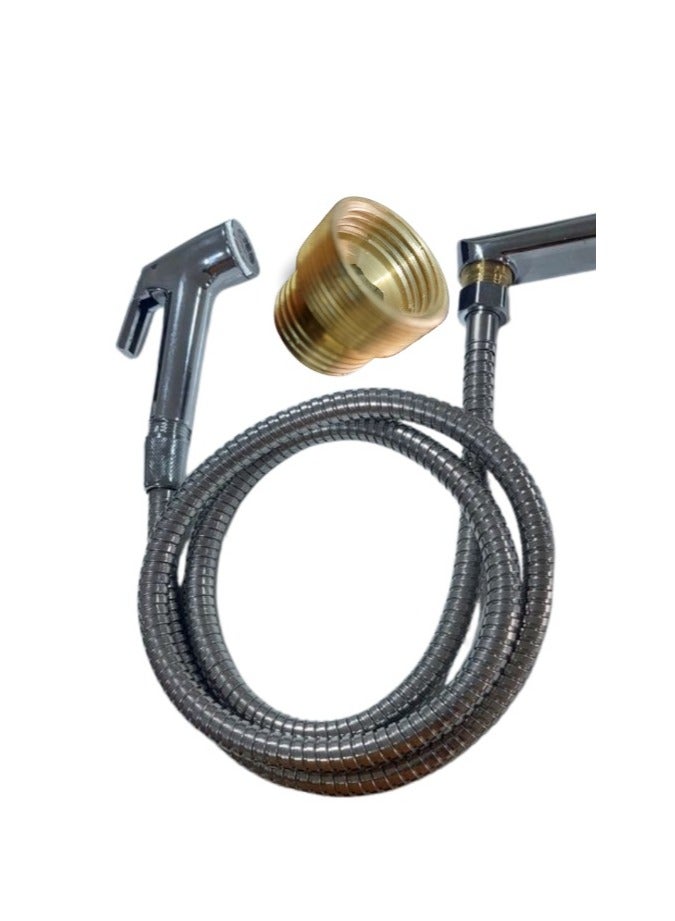 Portable bathroom shattaf for travel (shattaf with a 1.5 meter hose that cannot be twisted when in use - (twist))  - Image 4