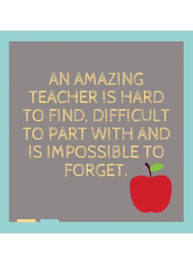 Thank you teacher book to sign, teacher appreciation book (hardcover): Retirement book for teachers, end of year gift, thank you gift.  - Image 1