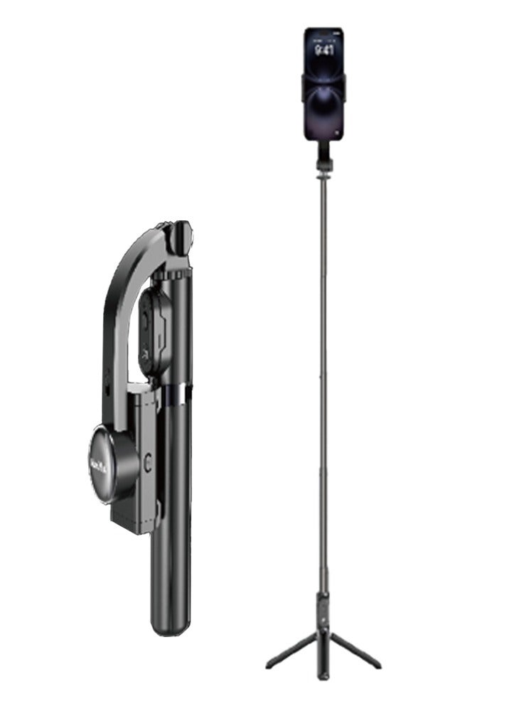 NeePho Smart Selfie Stick for Camera and Phones L13 , 3-Axis Smooth Motion, Compatible with iOS and Android, Supports Multiple Shooting Modes (Pan, Lock, POV), Ergonomic and Lightweight Design, Tripod, Remote Control, and Aluminum Rod - Ideal for Professional Steady Video Shooting, Vlogging, Travel, and Live Streaming  - Image 1