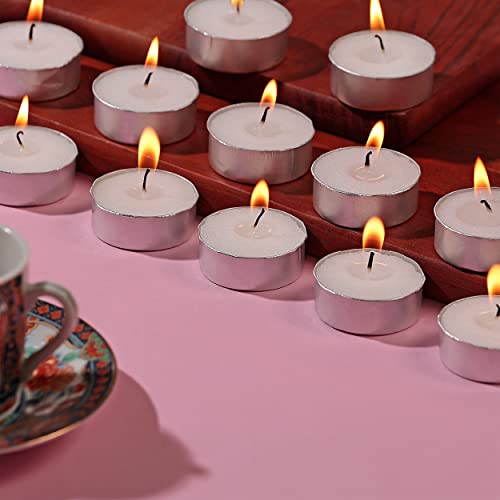 PROSPERRO LUMO by Parkash Candles Paraffin Wax Unscented Tea Light Candles Set of 50 || 3 Hours || Home Decoration - Image 5