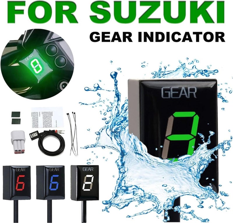 Wivplex Motorcycle Gear Display Indicator - Green Bracket - Image 4