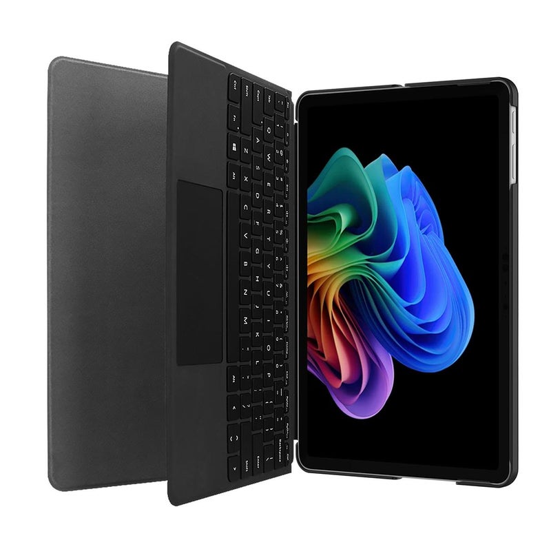 For Microsoft Surface Pro 12 2025 Tri-Fold Custer Texture Voltage Leather Stand Tablet Case With Pen Slot(Grey) - Image 4