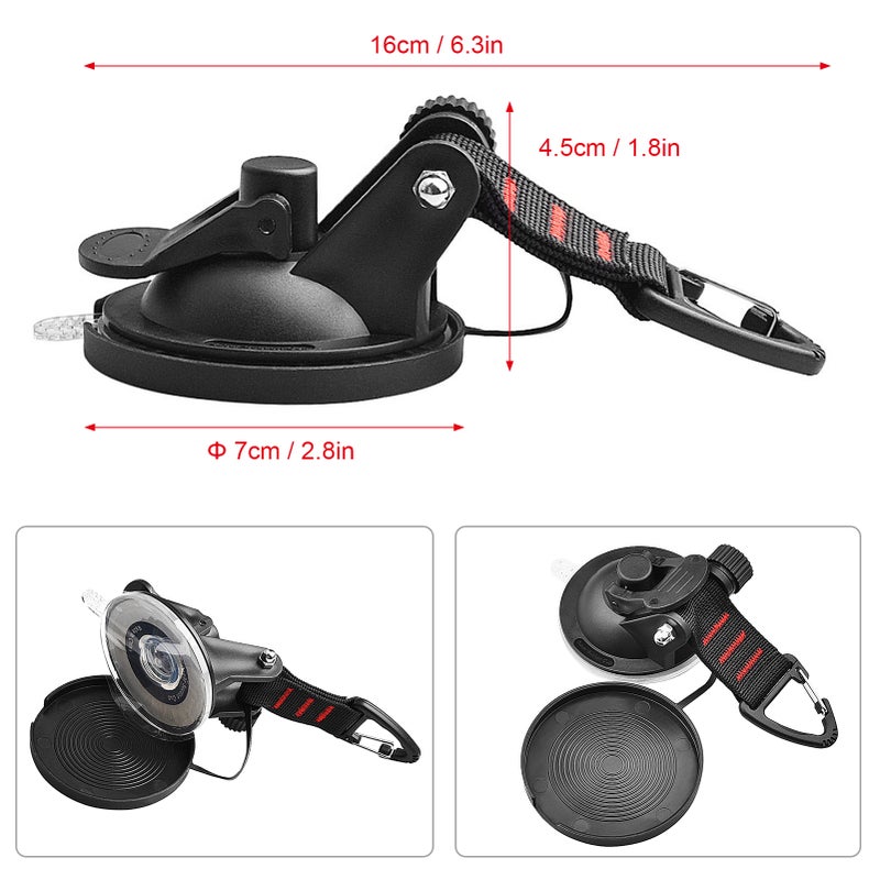 4pcs Suction Cup Securing Hook for Car Awning Tent Camping Tarp - Image 2