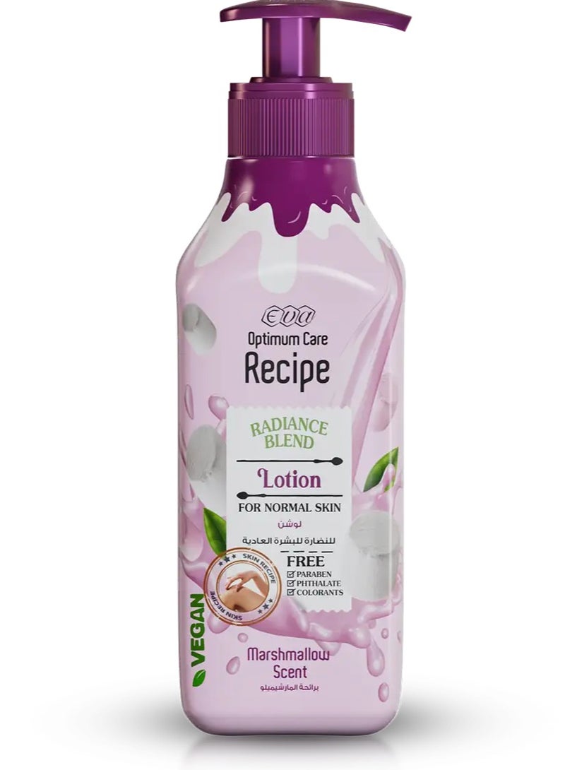 إيفا لوشن اوپتيموم كير ريسپ للنضارة للبشرة العادية برائحة المارشميلو