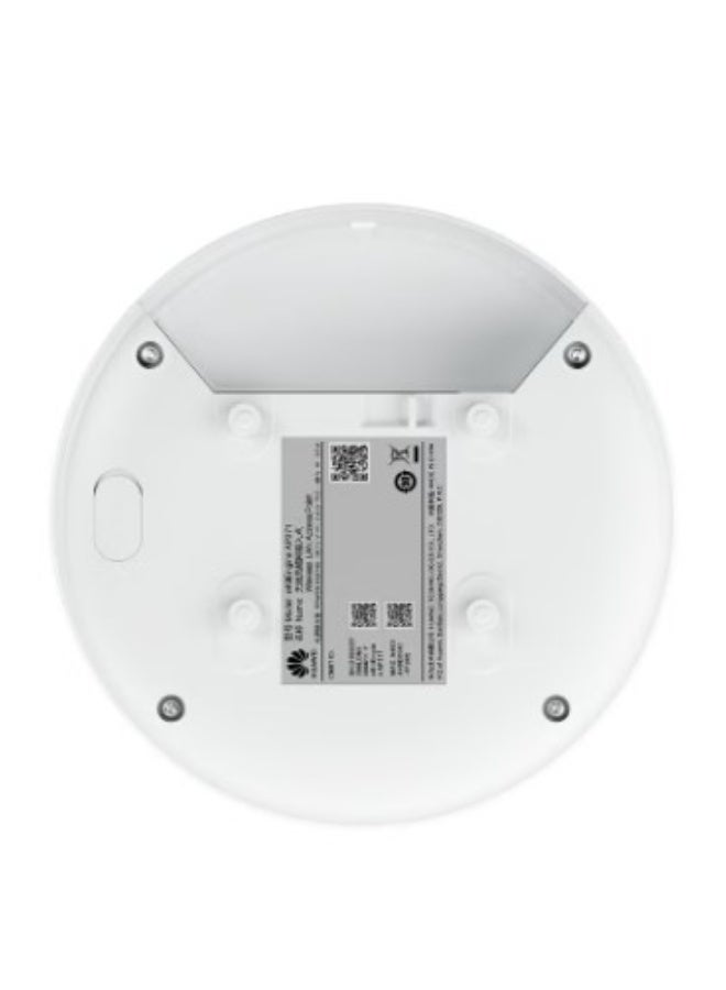 هواوي ايكيت نقطة وصول داخلية eKitEngine AP371 Wi-Fi 7 (802.11be) ثنائية النطاق 2x2 MIMO، معدل إجمالي للجهاز 3.57 جيجابت في الثانية، 2.4 جيجاهرتز (689 ميجابت في الثانية) و5 جيجاهرتز (2.88 جيجابت في الثانية)، هوائيات ذكية مدمجة، تشغيل متعدد الروابط (MLO)، 4096-QAM، MU-MIMO، OFDMA، تنسيق متعدد نقاط الوصول، منفذ 2.5GE PoE، إدارة سحابية، WPA3، تجوال سريع 802.11r، تصميم صغير، أقصى طاقة 13.6 واط، معتمد من CE وRoHS وWEEE، مثالي للشركات الصغيرة والمتوسطة والمستشفيات ومحلات التجزئة، أبيض White - Image 3