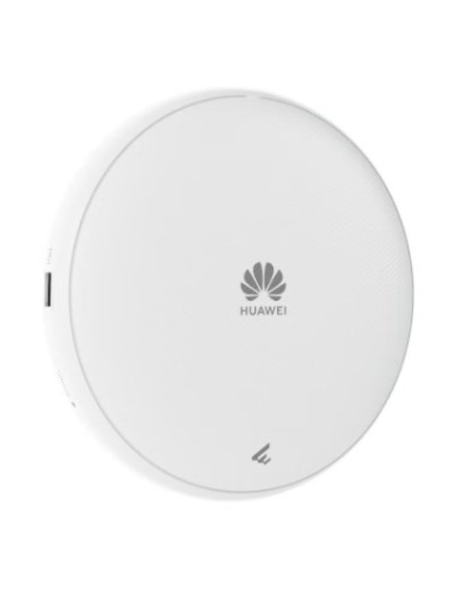 هواوي ايكيت نقطة وصول داخلية eKitEngine AP371 Wi-Fi 7 (802.11be) ثنائية النطاق 2x2 MIMO، معدل إجمالي للجهاز 3.57 جيجابت في الثانية، 2.4 جيجاهرتز (689 ميجابت في الثانية) و5 جيجاهرتز (2.88 جيجابت في الثانية)، هوائيات ذكية مدمجة، تشغيل متعدد الروابط (MLO)، 4096-QAM، MU-MIMO، OFDMA، تنسيق متعدد نقاط الوصول، منفذ 2.5GE PoE، إدارة سحابية، WPA3، تجوال سريع 802.11r، تصميم صغير، أقصى طاقة 13.6 واط، معتمد من CE وRoHS وWEEE، مثالي للشركات الصغيرة والمتوسطة والمستشفيات ومحلات التجزئة، أبيض White - Image 1