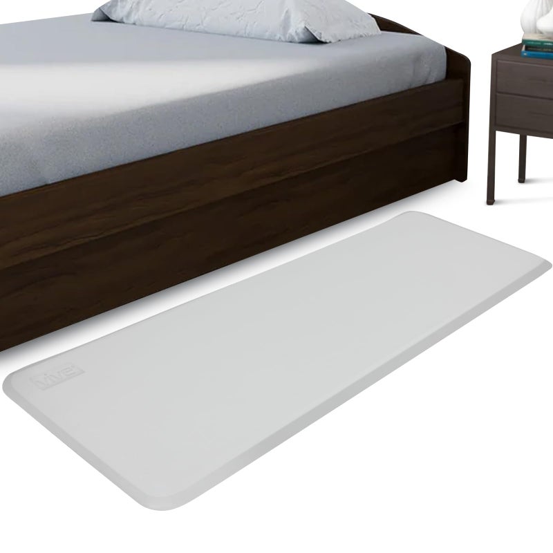 Vive Fall Mat 72 x 24 Bedside Fall Safety Protection Mat for Elderly Senior Handicap Prevention Pad Reduce Risk of Injury from Impact Prevent Bed Falling Anti Fatigue Standing Non Slip