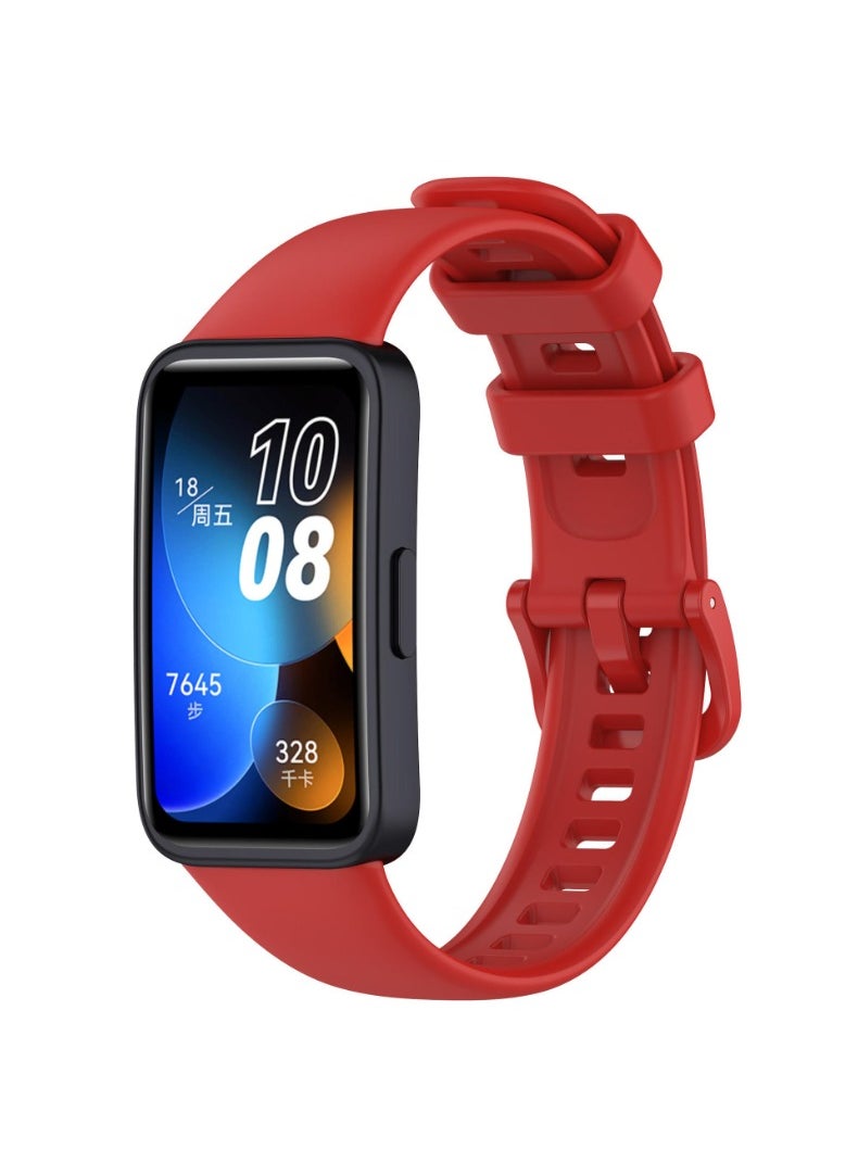 HW 4Pcs Silicone Watchband For Huawei Band 8 Huawei Band 9 Strap SmartWatch WristbandBracelet Wriststrap Sport Replacement  - Image 3