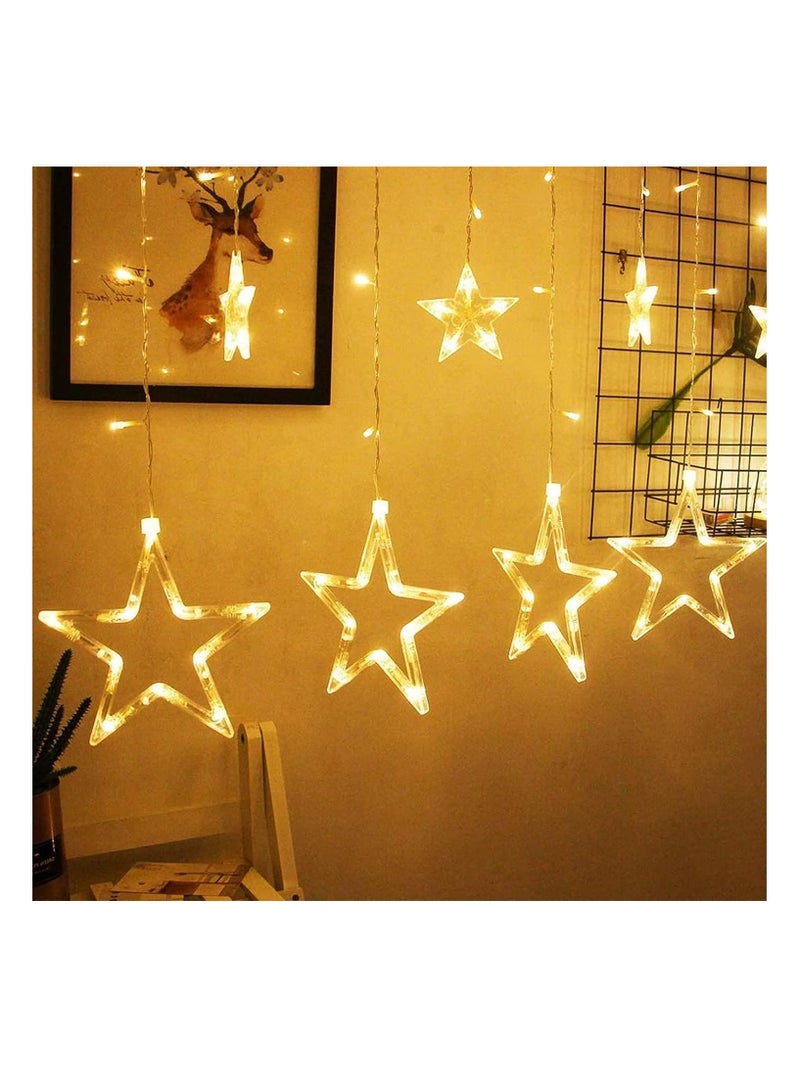 Home Decoration LED Star Lights, Curtain String Lights for Bedroom, 8 Lighting Modes, Waterproof Fairy Lights For special occasions - Image 2