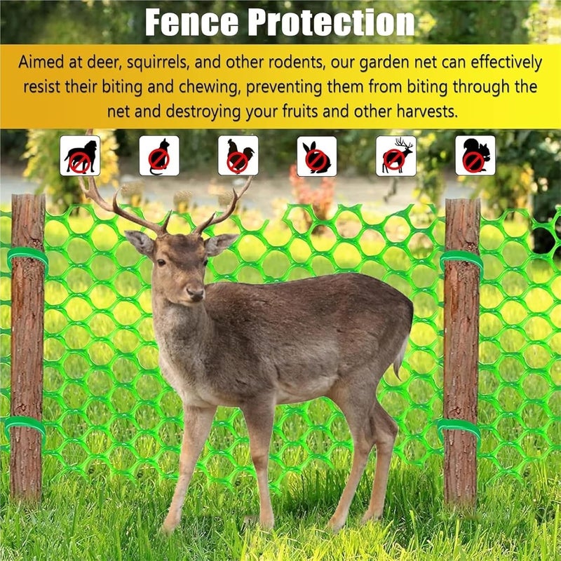 Plastic Chicken Wire Mesh Fence - Lightweight Hexagonal Garden and Poultry Netting for Pets and Floral Use (0.5m x 0.5m) - Image 4