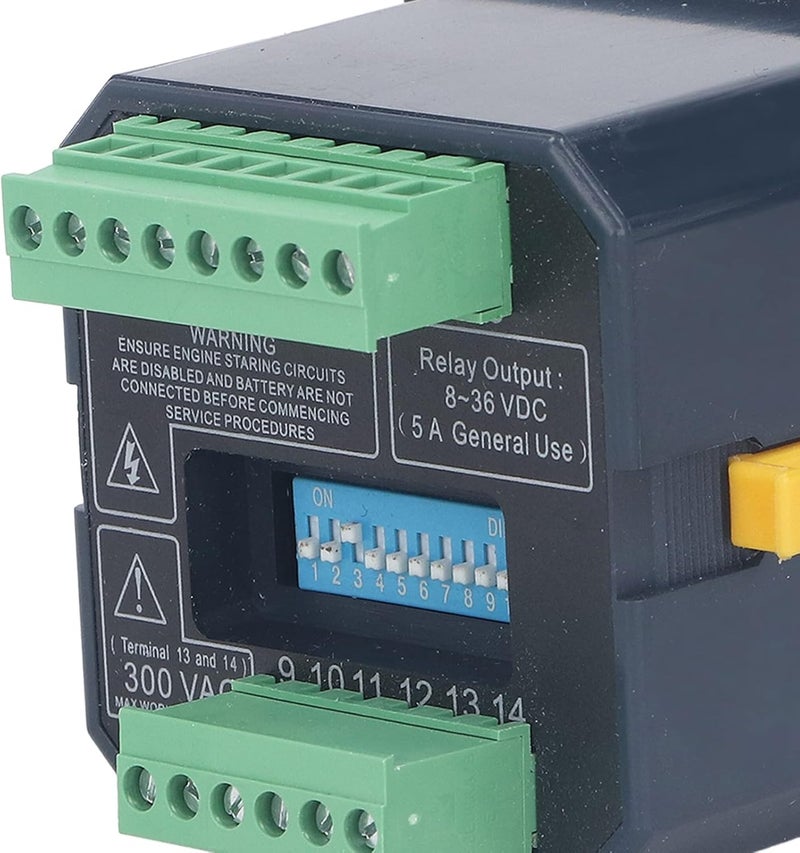 Generator Controller Module 2 Control Modes 5 - 300VAC, Programmable Genset Controller with LED Indicator - Manual and Automatic Startup, Fault Code Display, Engine Performance - Image 3