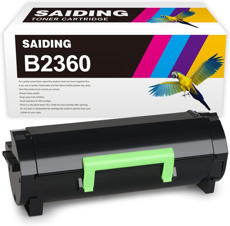 SAIDING Compatible Toner Cartridge Replacement for Dell M11XH B2360 B3460 B3465 Black Toner to Use with B2360d B2360dn B3460dn B3465dn B3465dnf B3465dnf MFP Printer (1 Black) - Image 1