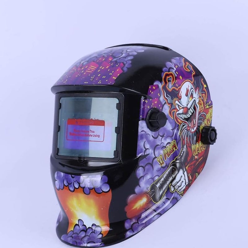 خوذة لحام قابلة للطي لأعلى مع تعتيم تلقائي وشاشة LCD قابلة للتعديل ونظام رأس قابل للتعديل وغطاء وجه من النوع 3 - Image 4