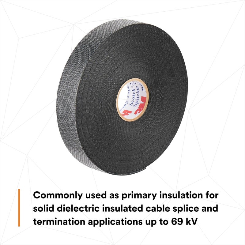 3M 3M Scotch Rubber Splicing Tape 23 - Self-Fusing Electrical Insulating Tape - Image 3