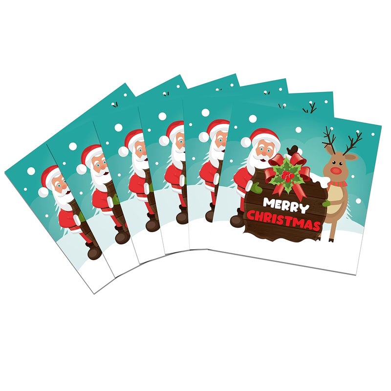 Festiko 54 Pcs Merry Christmas Wish Cards Design 10 Merry Christmas Wish Tags Christmas Wish Note Cards Merry Christmas Wishing Cards - Image 1