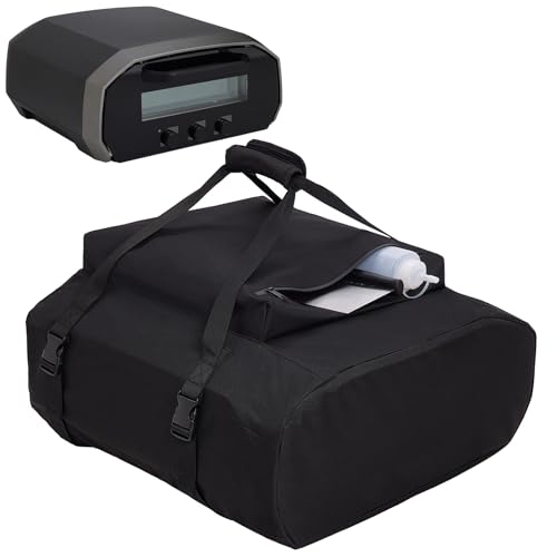 NOELIFE Carry Cover for Ooni Volt 12, Waterproof Electric Pizza Oven Cover with Top Pocket for Ooni Volt Accessories, with Padded Front Panel to Protect Class Door (Oven Not Included) - Image 1
