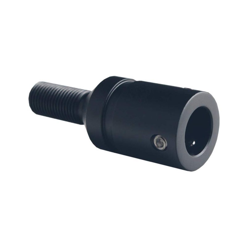 DEWHEL Custom Aluminum Universal Shift knob Shifter Adapter Compatible with Non Threaded Shifters BMW Mini M12X1.25 (Black) - Image 3