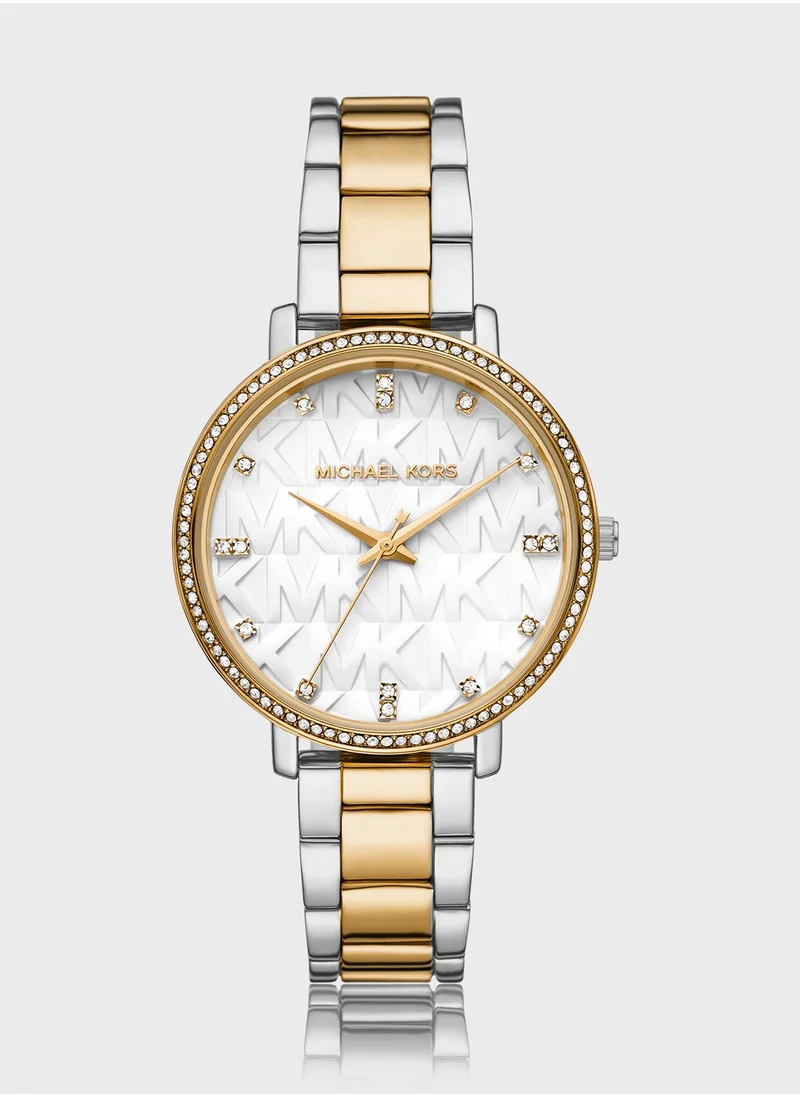 Michael Kors Classic Steel Strap Analog Watch