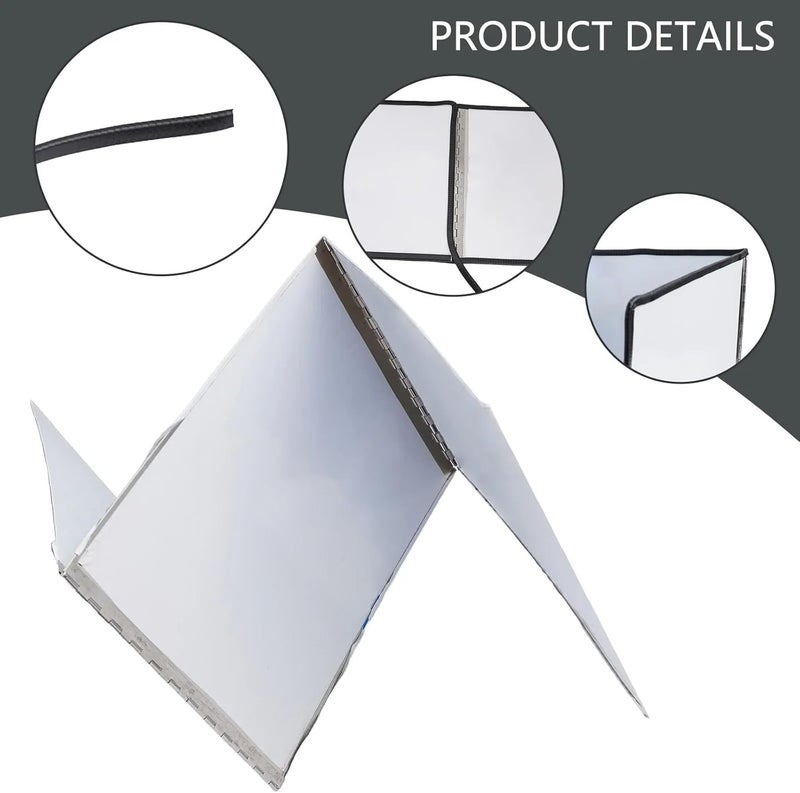 Splash Guard for Stove Kitchen Anti Oil Splatter Shield Guard Stove Splash Screen Heat Insulation Gas Baffle Tool(30x40x40cm) - Image 4