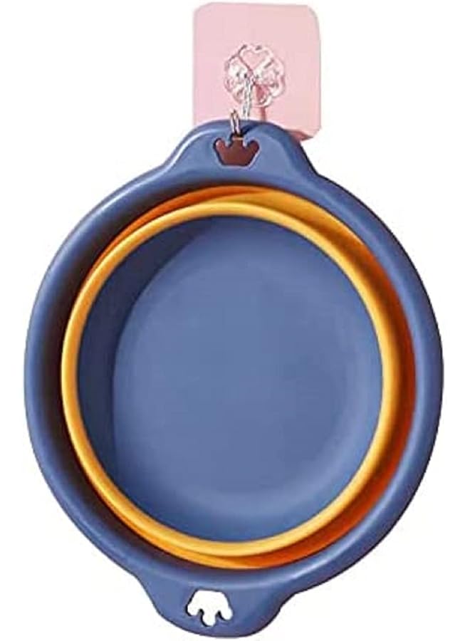 Collapsible Wash Basin Multiuse Dish Pan Foldable Portable Tub Space Saving Plastic Washtub for Laundry Camping and RV Sink (Blue)