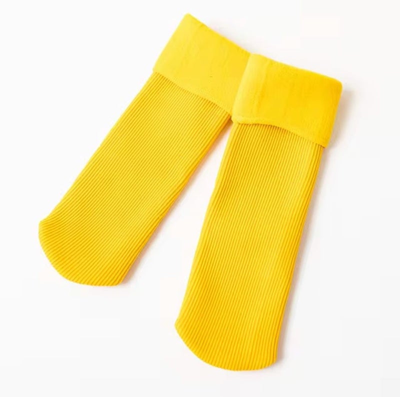 WKLOUYHE Kids Warm Woolen Fleece Winter Ankle Length Socks For Baby Boys And Baby Girls_Multicolour(1-2 Years)_Pack Of 06 - Image 4