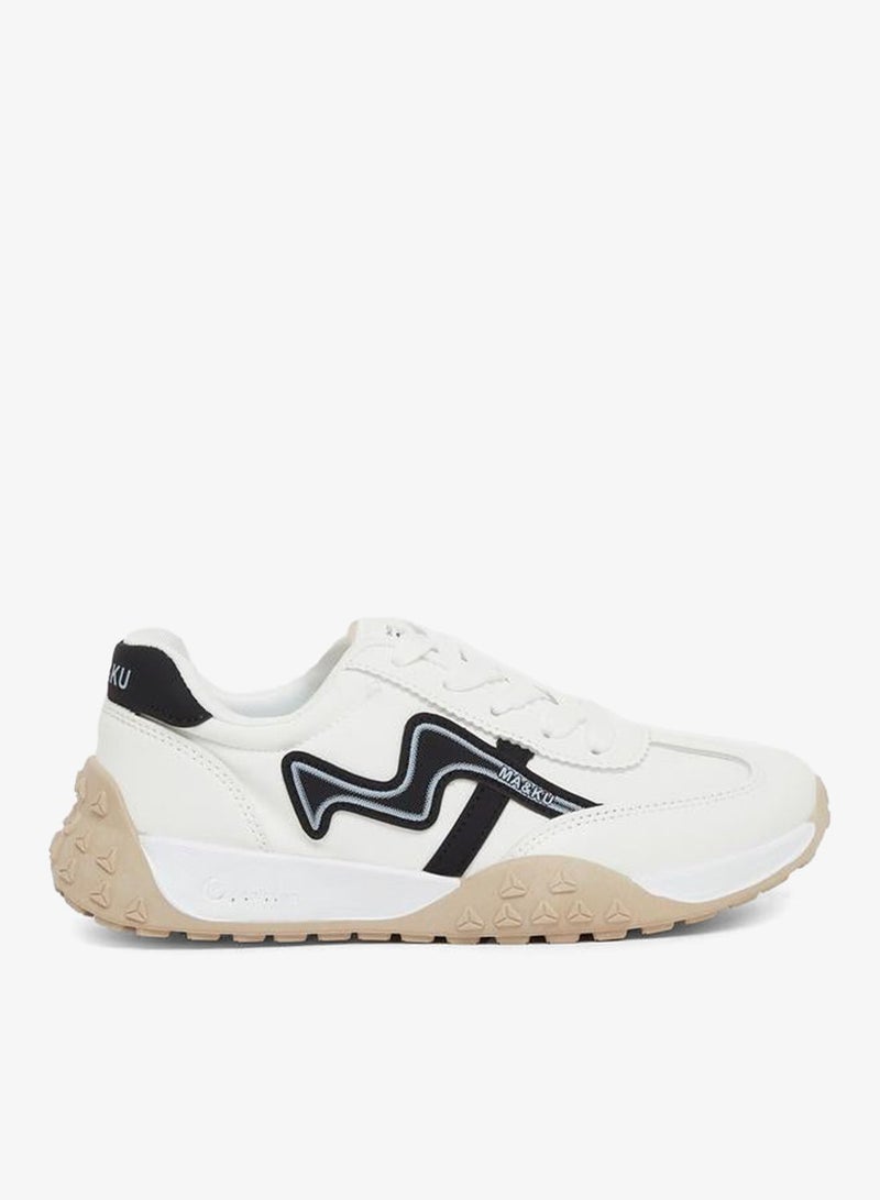 Styli Active Panelled Chunky Sole Lace Up Sneakers - Image 1