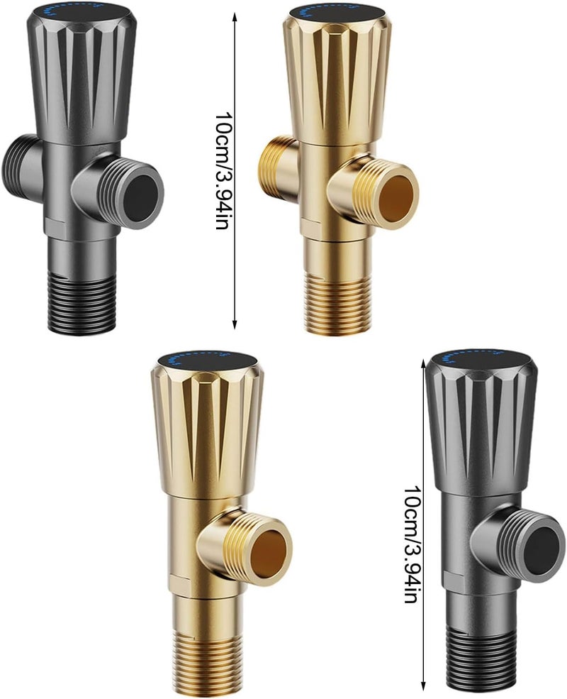 High Pressure Angles Valves Leak Thickened Anti for Bathroom Sink Faucets Proof Bathroom Shut Off Valves - Image 3