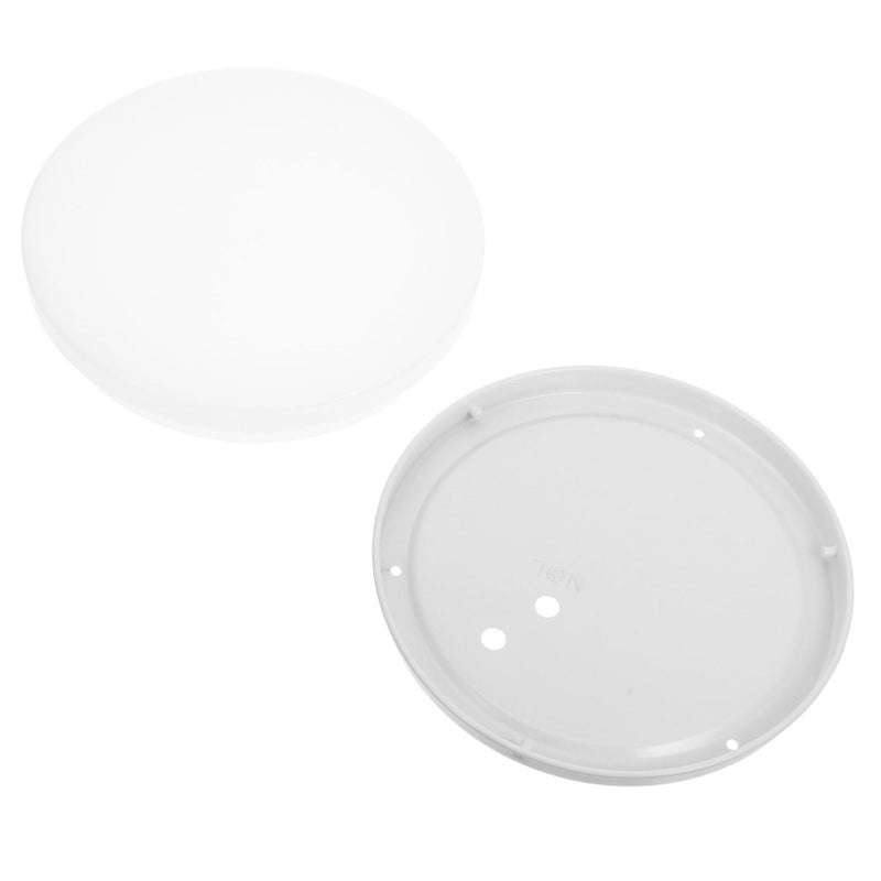 Round Plastic Ceiling Light Fixture Cover Lampshade Easy Install Soft Lighting Office Classroom Use - Image 2