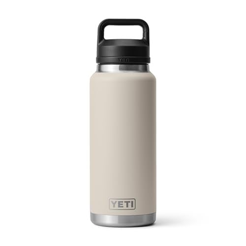 YETI Rambler 36 oz Bottle Leakproof Vacuum Insulated Stainless Steel with Chug Cap Cape Taupe - Image 1